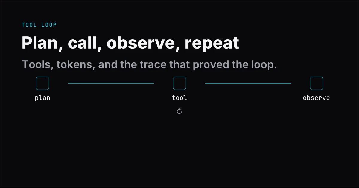 Tool Loop template preview