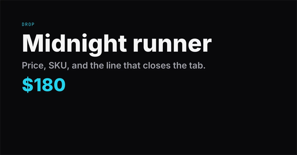 Night template preview