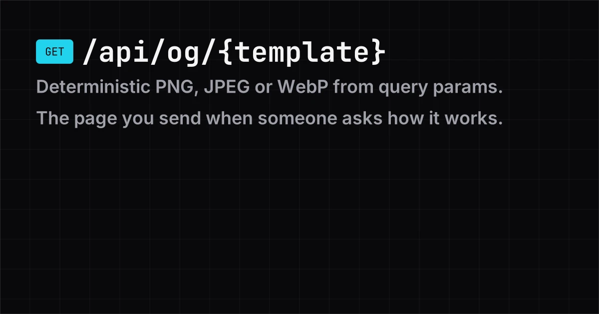 Endpoint template preview