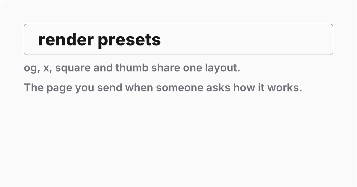 Search template preview