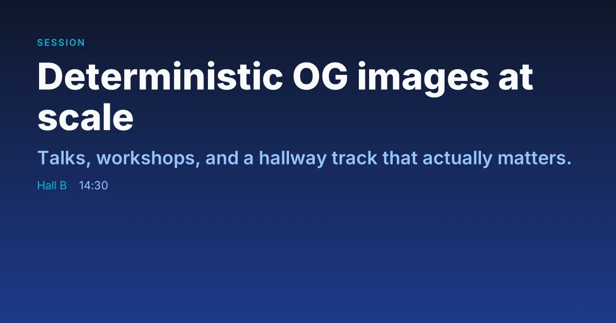 Stage template preview