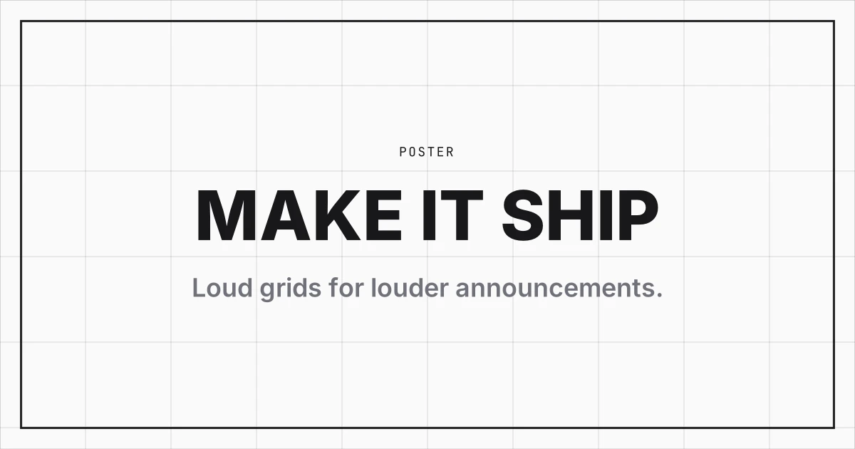 Gridline template preview